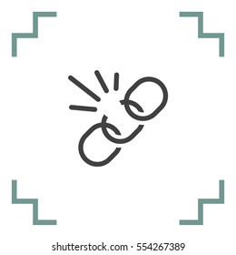 Broken Link Icon Images Stock Photos Vectors Shutterstock