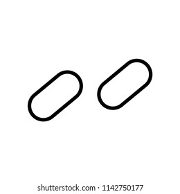 Unlinked icon vector icon. Simple element illustration. Unlinked symbol design. Can be used for web and mobile.