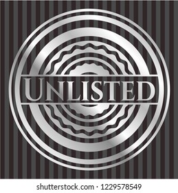 Unlisted silvery badge