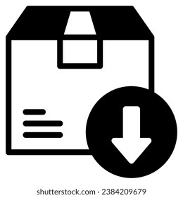 Unloading icon illustration, for uiux, infographic, etc