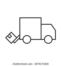 descarga de icono de camión vector diseño