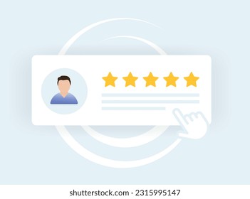 Unlock business growth with user reviews. Boost satisfaction with user feedback and customer ratings. Customer experience concept in vector illustration