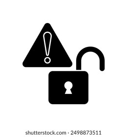 Icono de línea de concepto de desbloqueo. Ilustración de elemento simple. diseño de símbolo de esquema de concepto de desbloqueo.