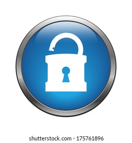 Unlock crack icon