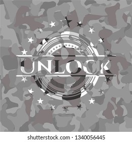Unlock grey camo emblem