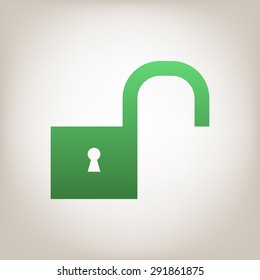 Unlock icon.