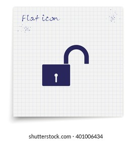 Unlock icon.