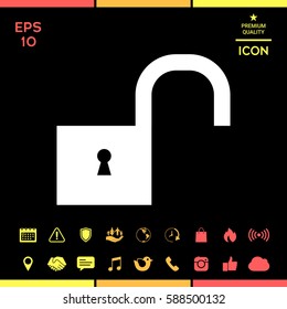 Unlock icon