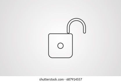 Unlock icon