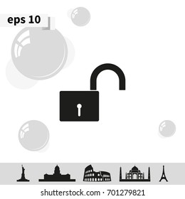 Unlock icon.