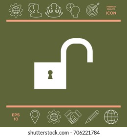 Unlock icon