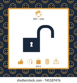 Unlock icon