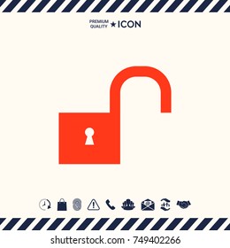 Unlock icon