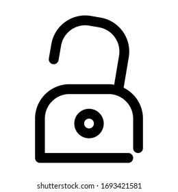 Unlock icon for any user interface, and made by artboard 32x32px 
