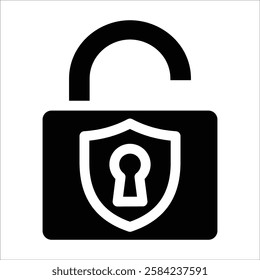 Unlock Icon Element For Design