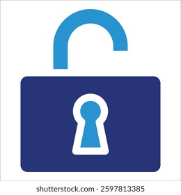 Unlock Icon Element For Design