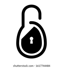 unlock icon isolated sign symbol vector illustration - high quality black style vector icons
