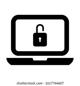 unlock icon isolated sign symbol vector illustration - high quality black style vector icons
