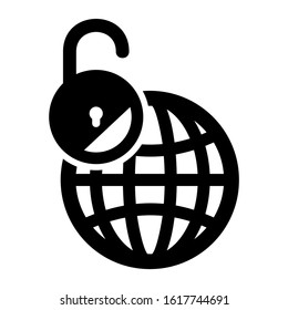 unlock icon isolated sign symbol vector illustration - high quality black style vector icons
