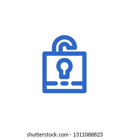 UnLock Icon , Lock Logo , App User Interface Essential