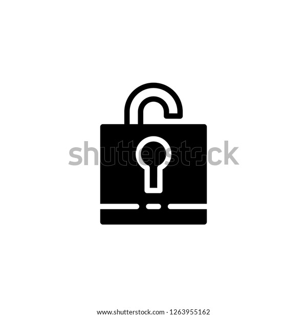 Unlock Icon Lock Logo App User Stock Vector (Royalty Free) 1263955162 ...