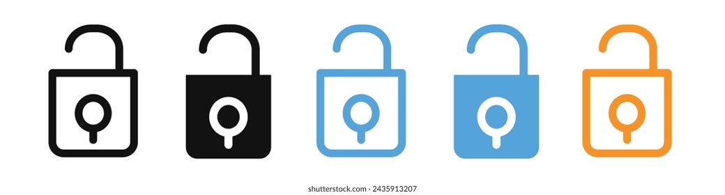 Desbloquear marca de icono en estilo relleno