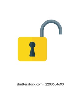 unlock icon , safety icon vector