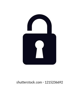 unlock icon sign