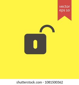 unlock. unlock icon. sign design. Vector EPS 10.