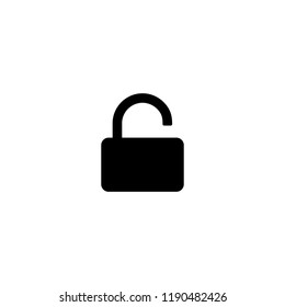 unlock icon vector