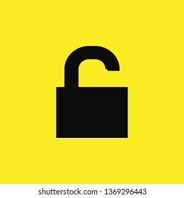 unlock icon vector