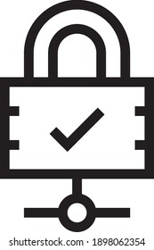 unlock icon vector on white background