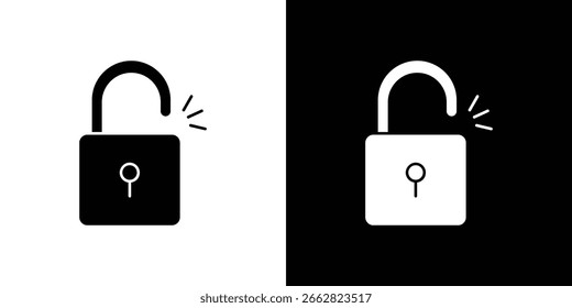 Unlock icon Vector scalable graphics