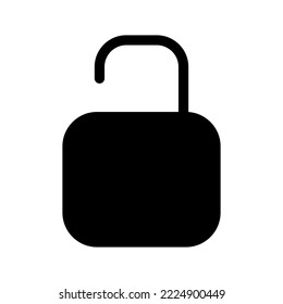Desbloquear Ilustración de diseño del símbolo del vector de iconos