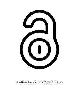 Unlock Icon Vector Symbol Design Illustration