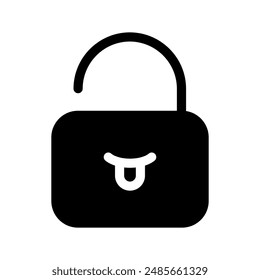 Unlock Icon Vector Symbol Design Illustration