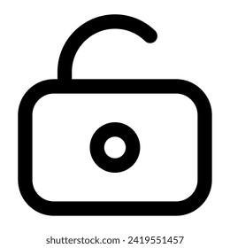 Unlock Icon for web, app, uiux, infographic, etc