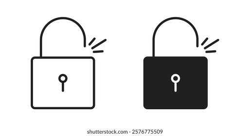 Unlock icons pack for ui designs
