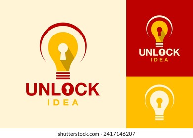 Unlock Idea Key Smart Logo Design