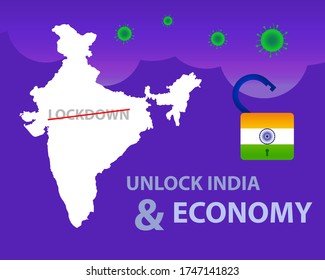 Unlock India. Now we are open again. India Unlock 1.0 after very long and strict lockdown to fight with covid-19. Indian economy and industry is now opening in different phase.
