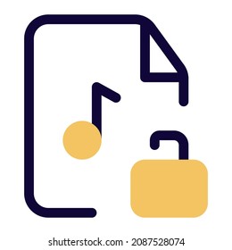 Unlock media file for open source music playback