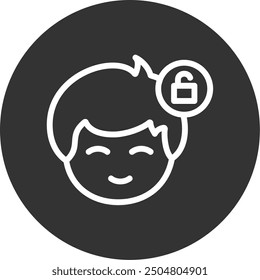 Unlock Multi Circle Vector Icon Design