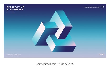 Unlock a New Dimension Abstract Minimalist Geometric Designs with Impossible Shapes 
