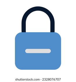 Unlock Padlock Icon. Flat Color icon Design. 