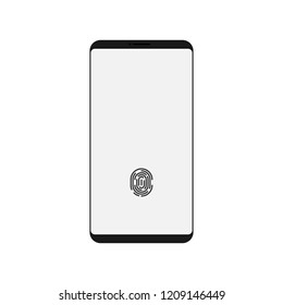 unlock the phone on the screen fingerprint