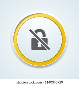 Unlock Safety Sign illustration
