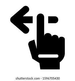 unlock slider left icon isolated sign symbol vector illustration - high quality black style vector icons
