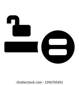 unlock slider left icon isolated sign symbol vector illustration - high quality black style vector icons
