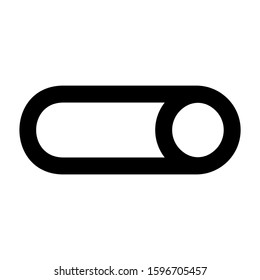 unlock slider left icon isolated sign symbol vector illustration - high quality black style vector icons

