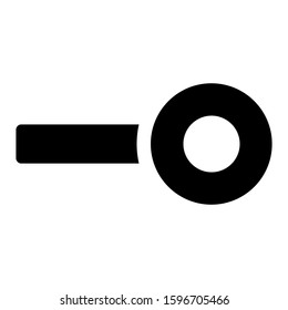 unlock slider left icon isolated sign symbol vector illustration - high quality black style vector icons
